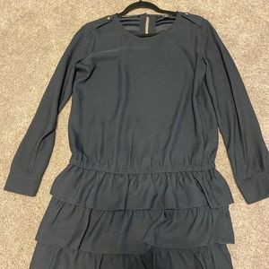 Parker Navy drop waist dress